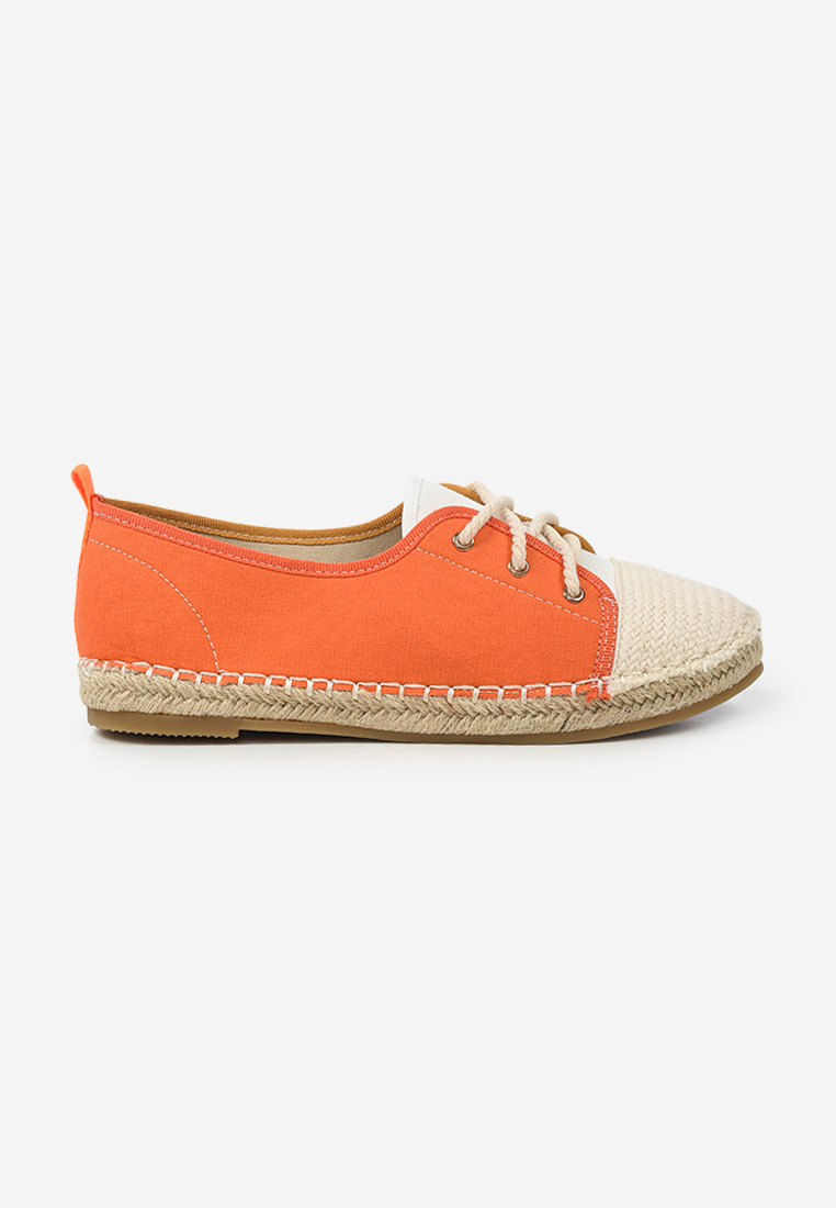 Pomarańczowe espadryle damskie Doria