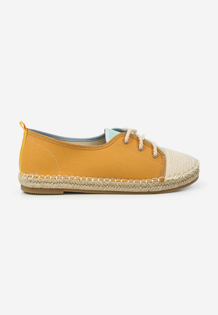 Żółte espadryle damskie Doria