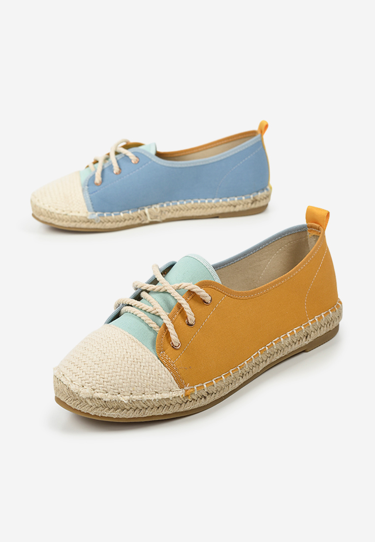 Żółte espadryle damskie Doria