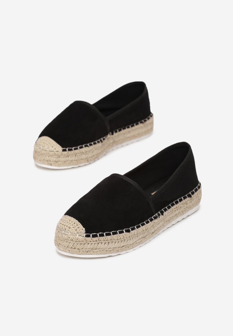 Czarne espadryle damskie Lemeria