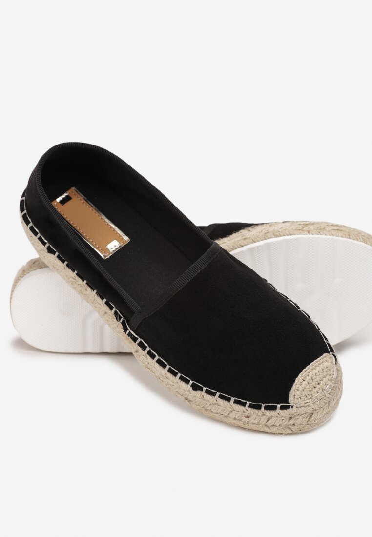 Czarne espadryle damskie Lemeria