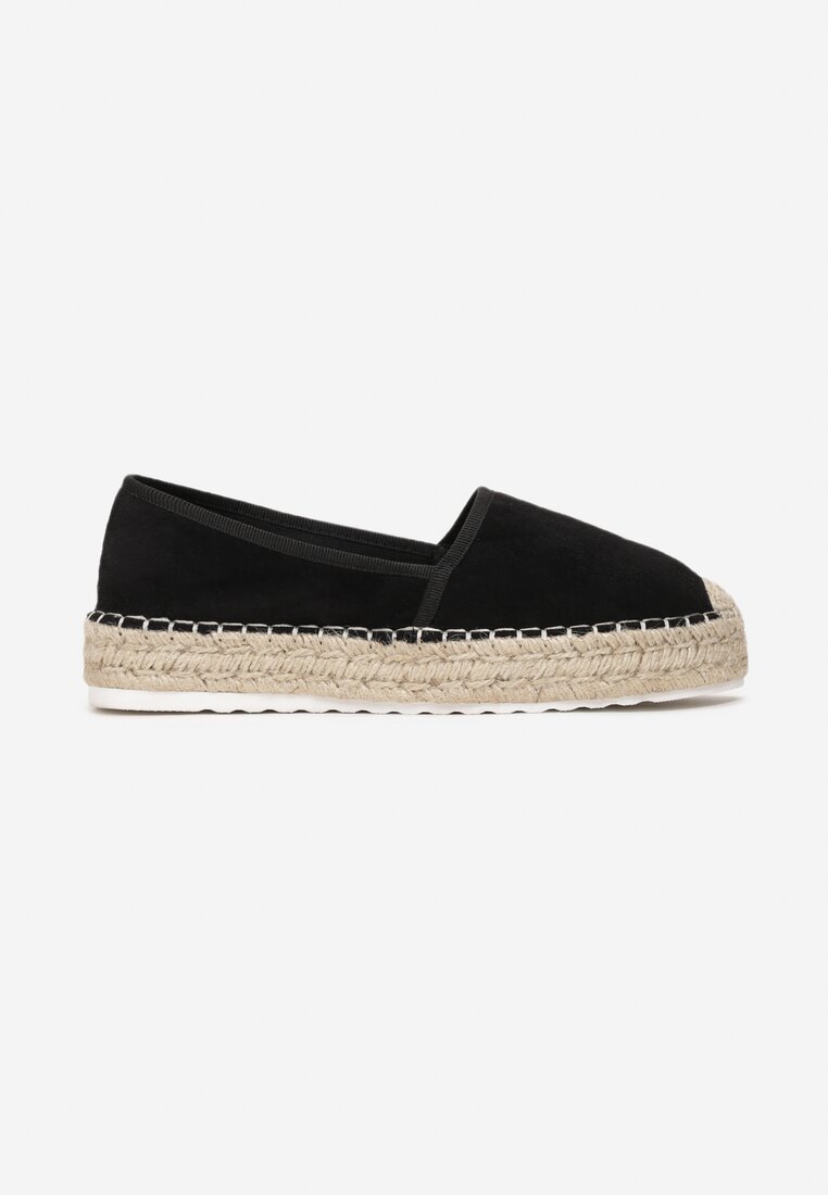 Czarne espadryle damskie Lemeria