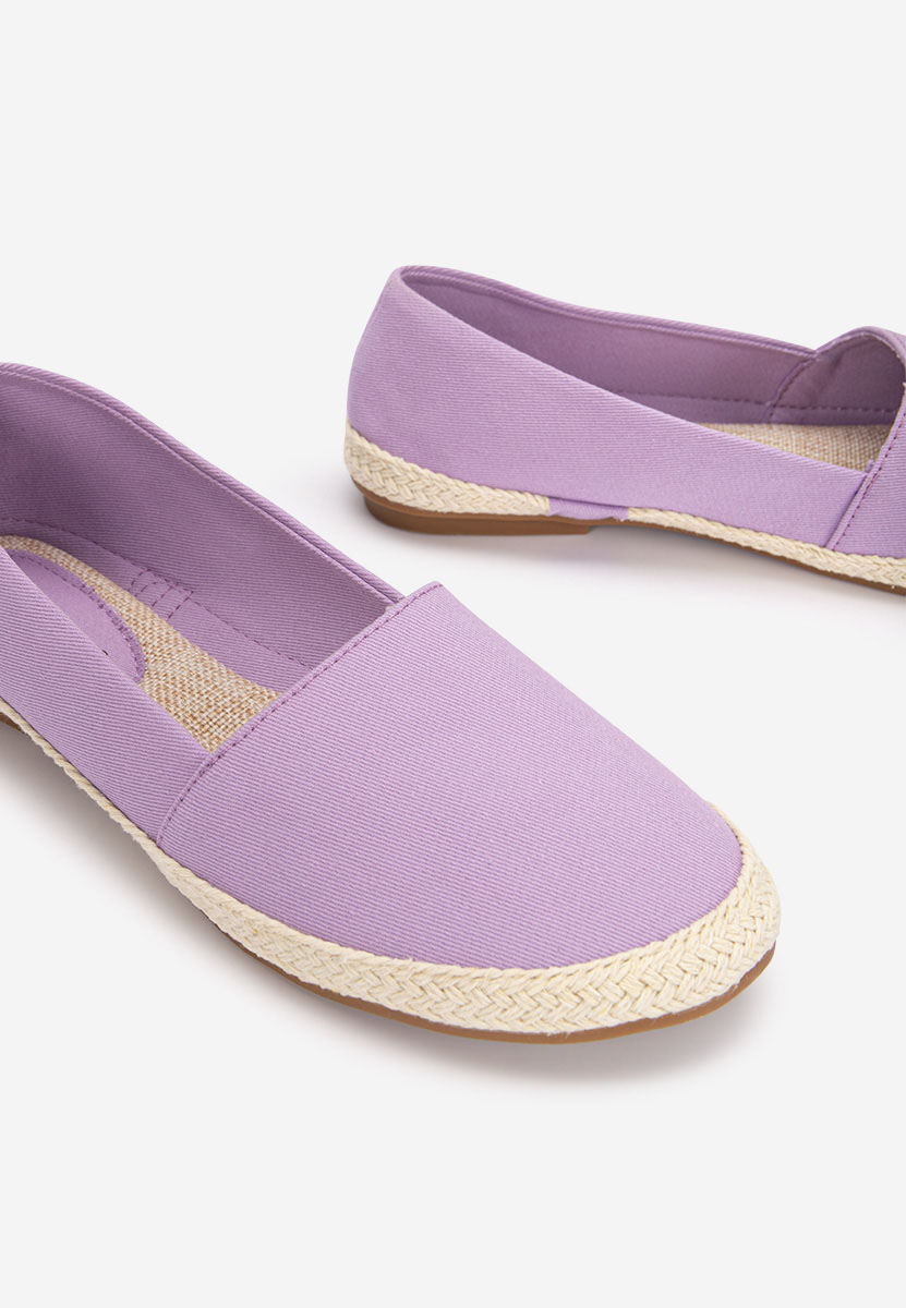 Fioletowe espadryle damskie Brenda