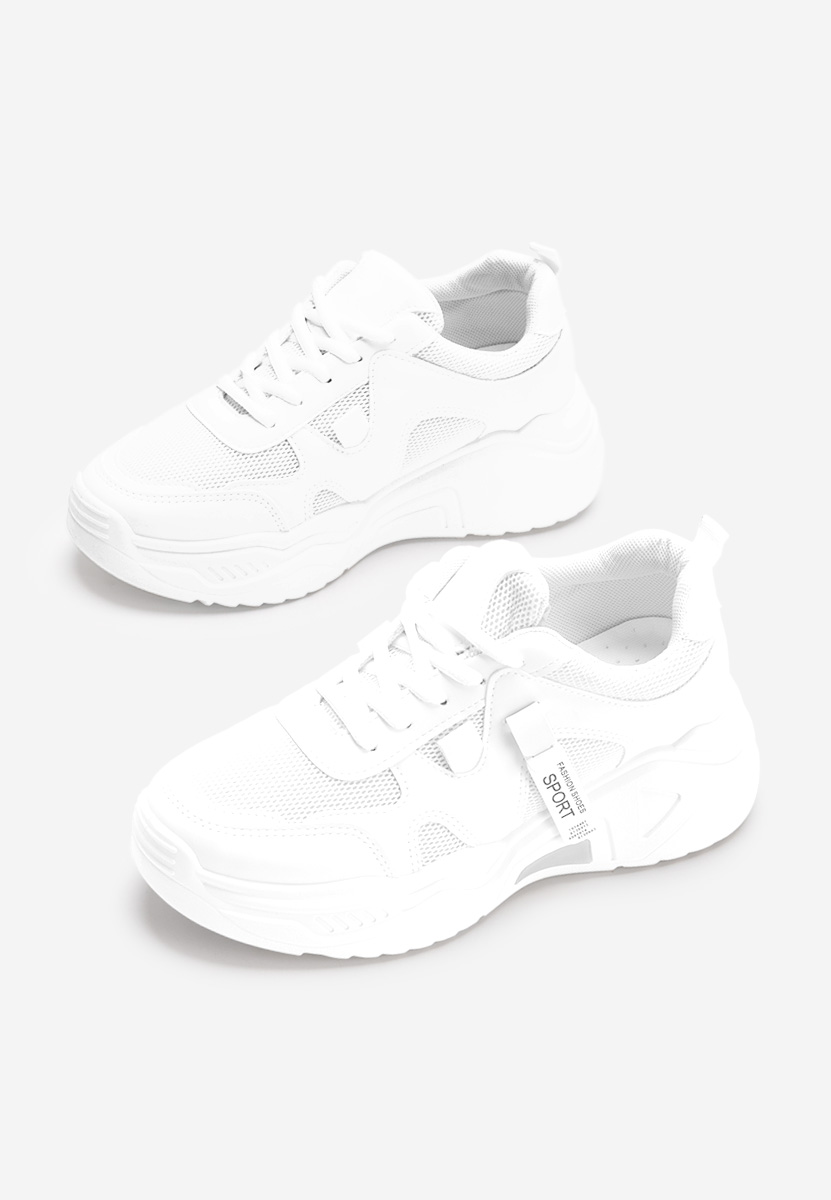 Białe sneakersy damskie Arca