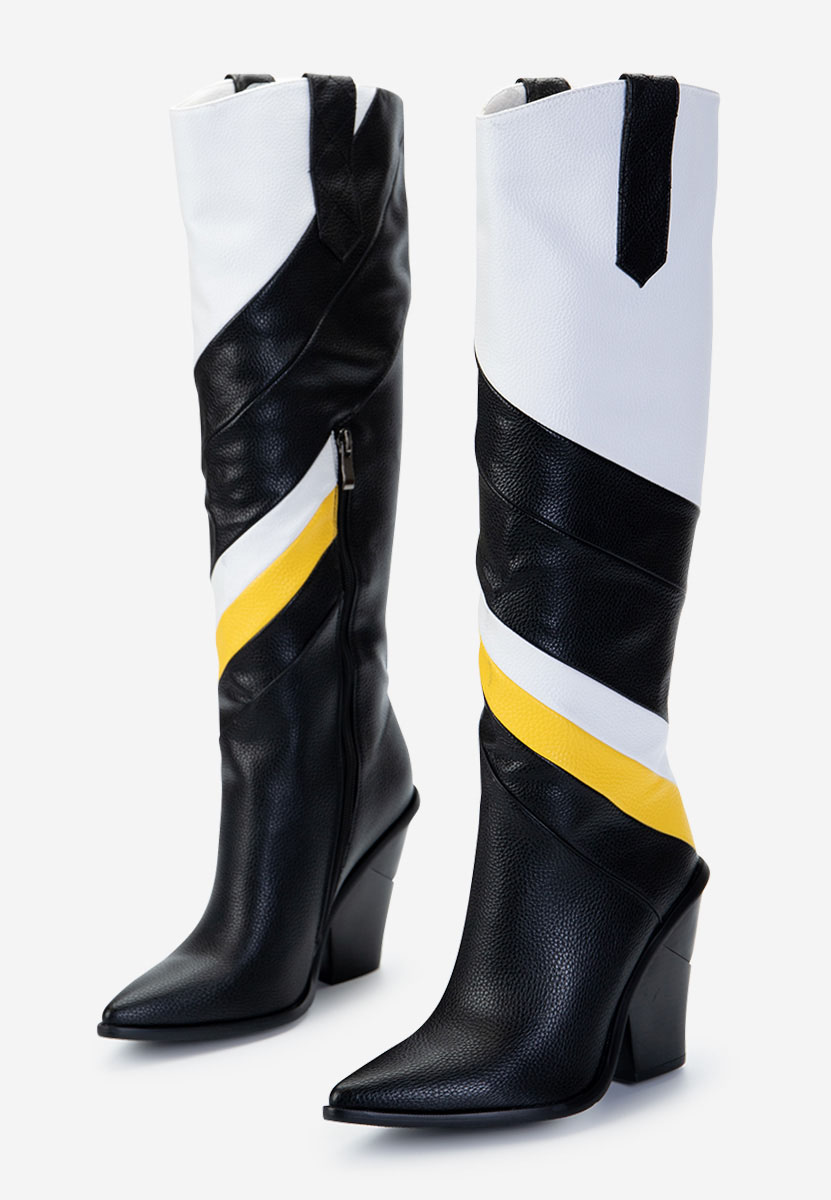 Wielokolorowy kozaki do kolan Marchena