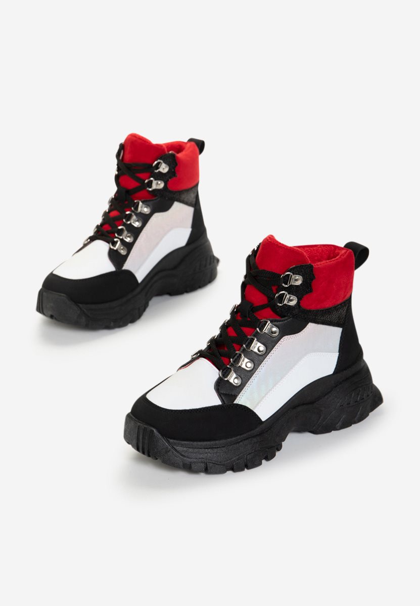 Wielokolorowy sneakersy wysokie Livy