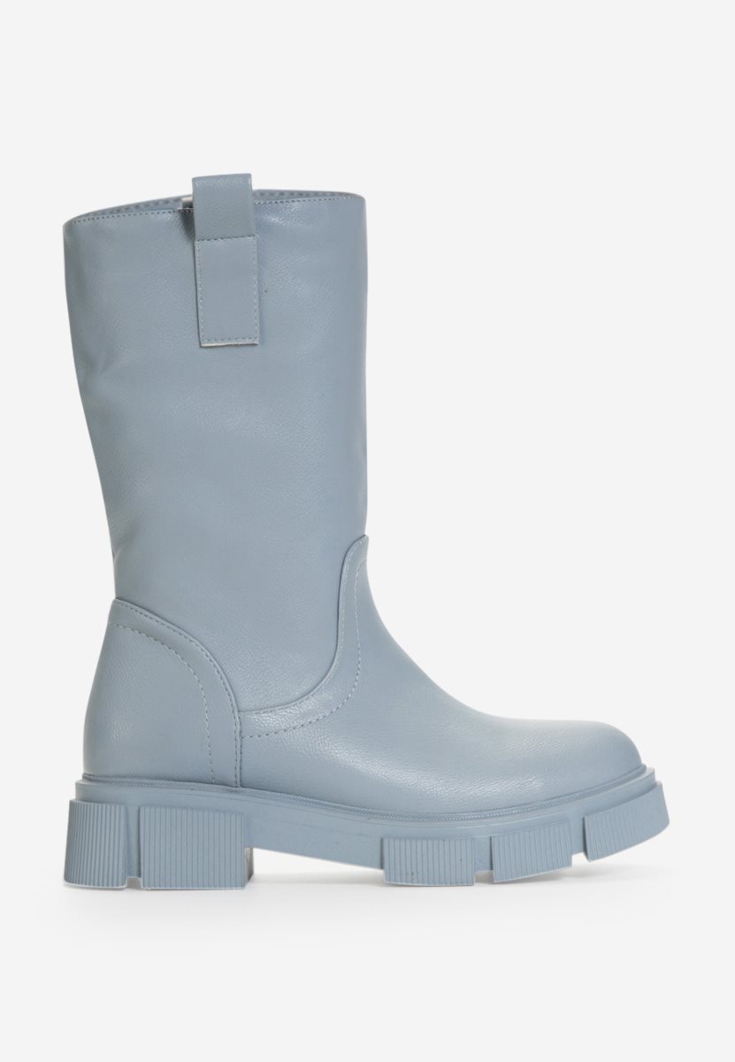 Niebieskie kozaki damskie Sinorma