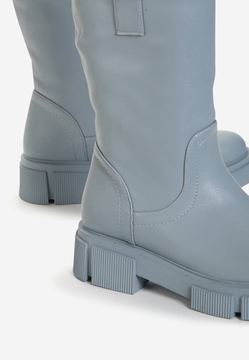 Niebieskie kozaki damskie Sinorma