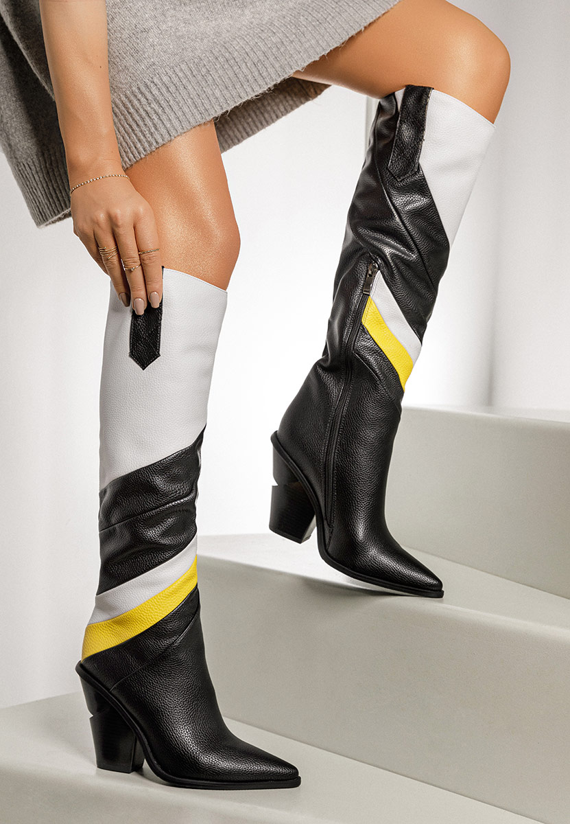 Wielokolorowy kozaki do kolan Marchena