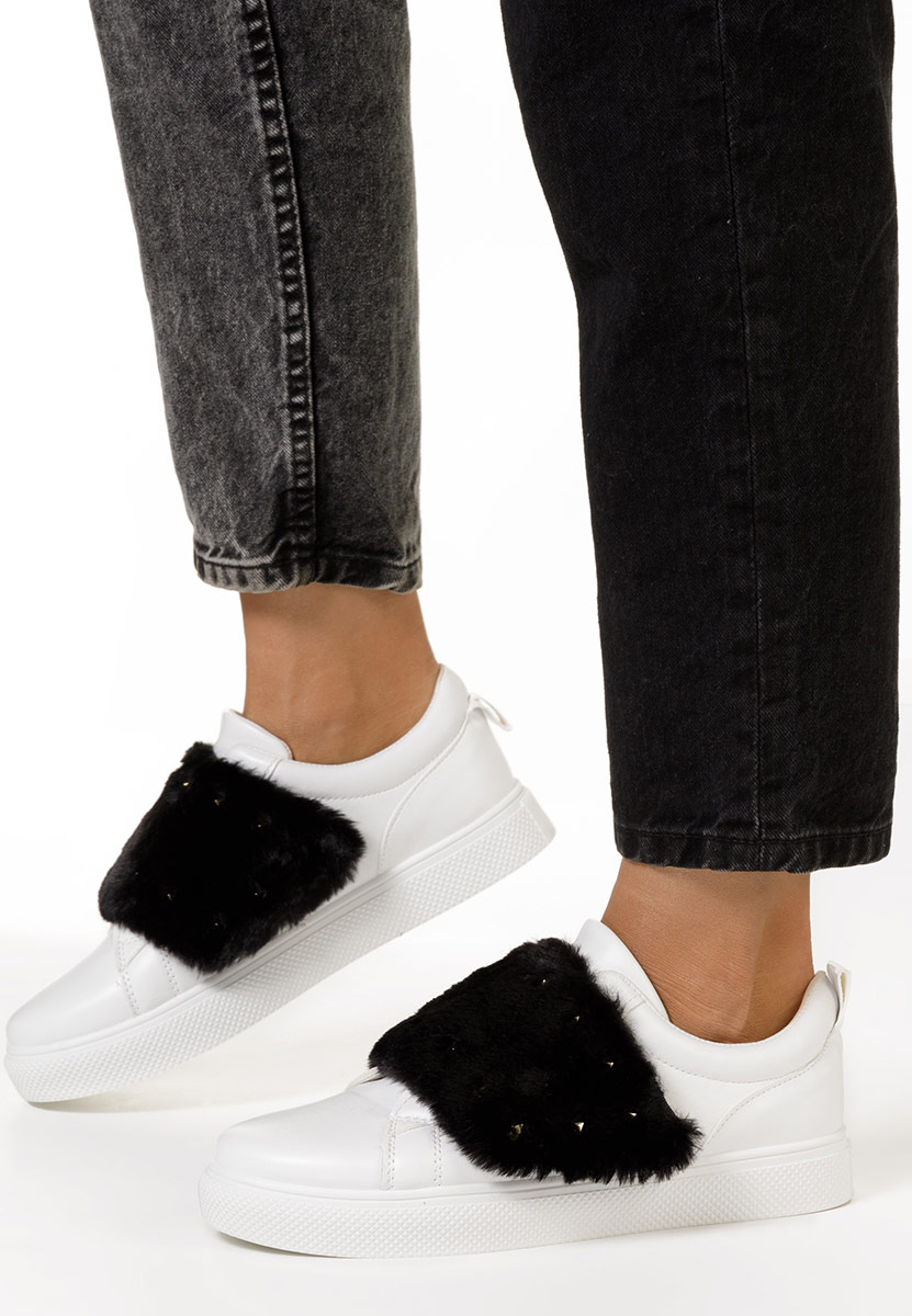 Białe sneakersy damskie Nazira V2