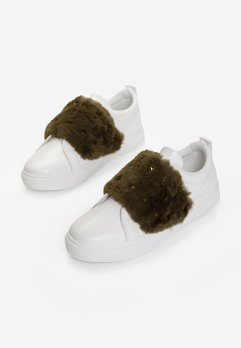 Białe sneakersy damskie Nazira V4