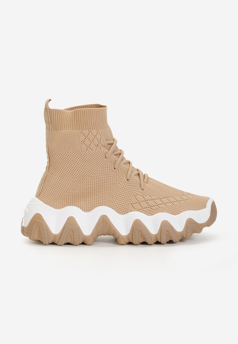 Khaki sneakersy wysokie Turin