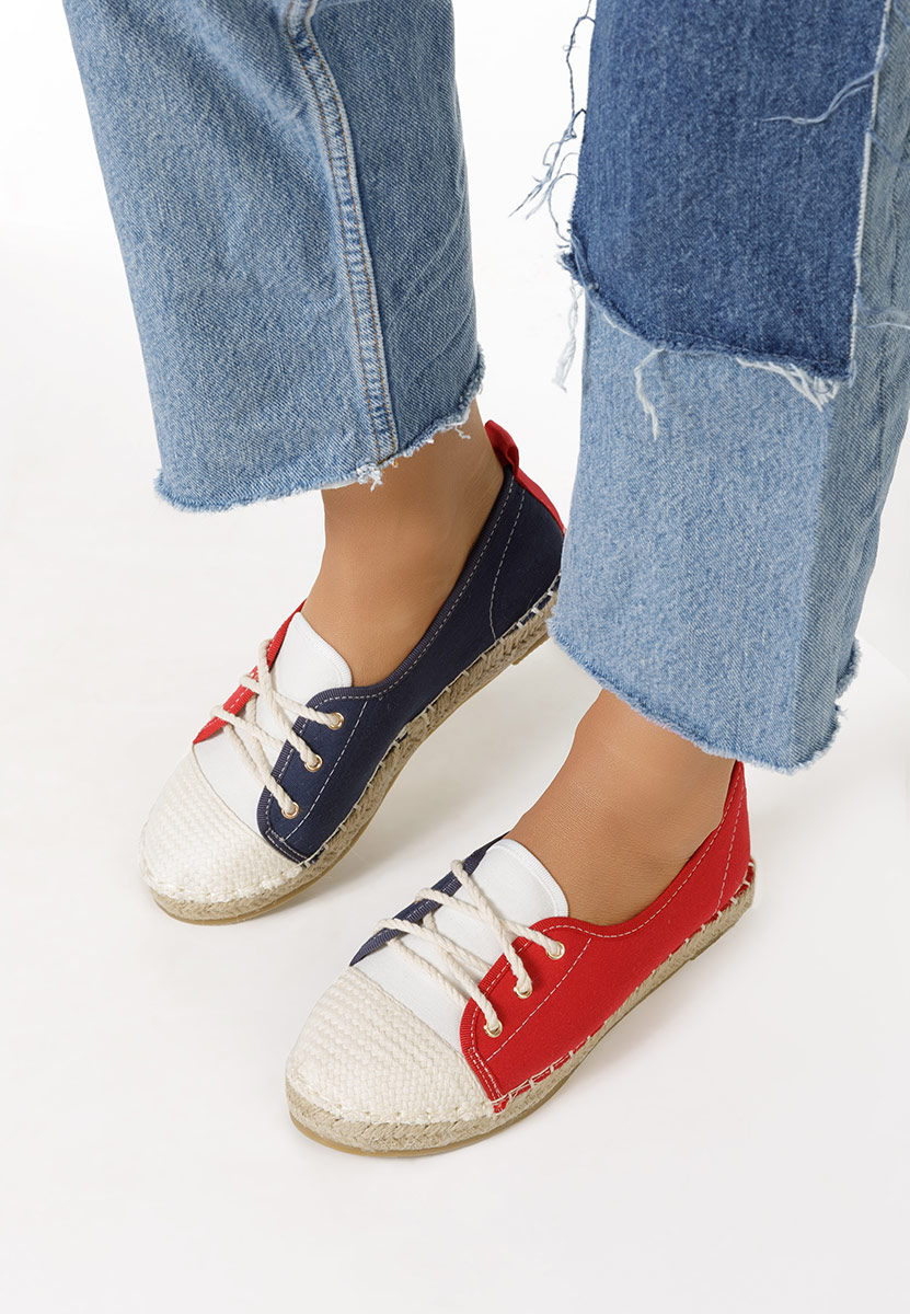 Czerwone espadryle damskie Doria