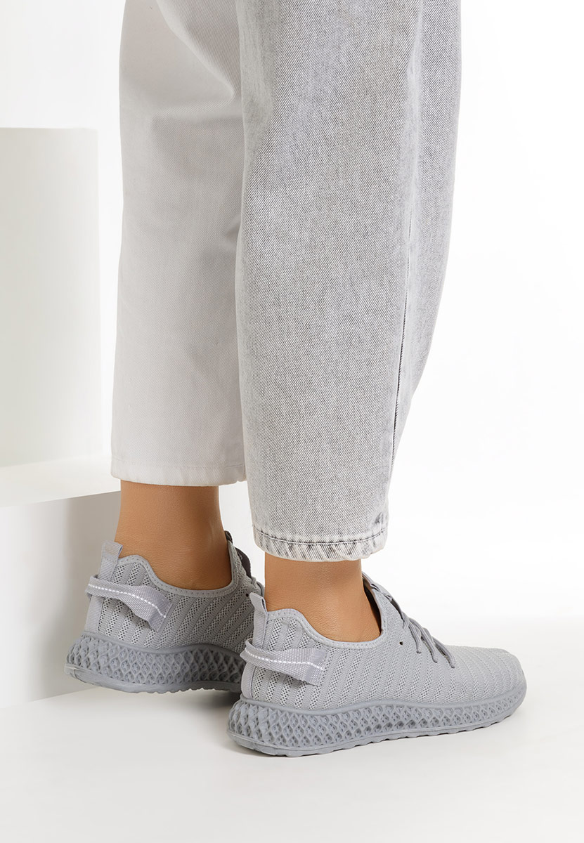 Szare buty sportowe damskie Esaela