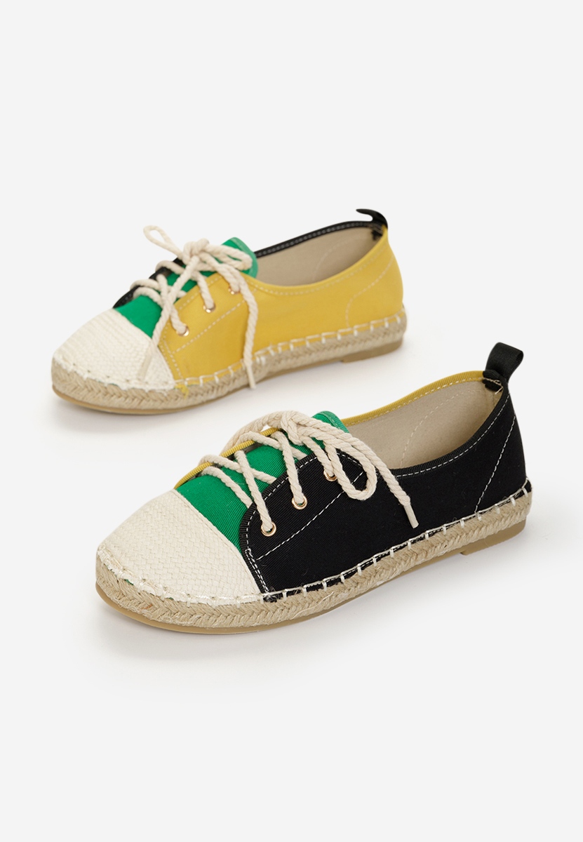 Czarne espadryle damskie Doria