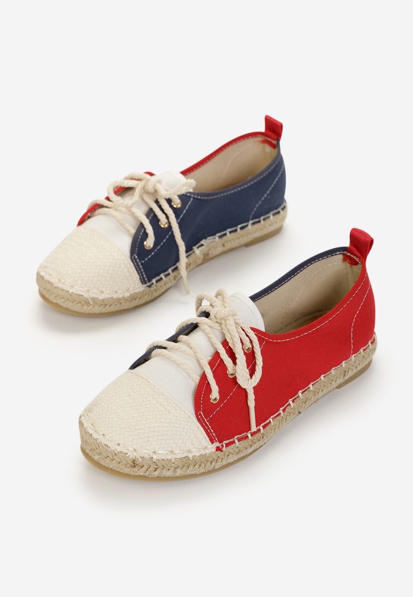 Czerwone espadryle damskie Doria