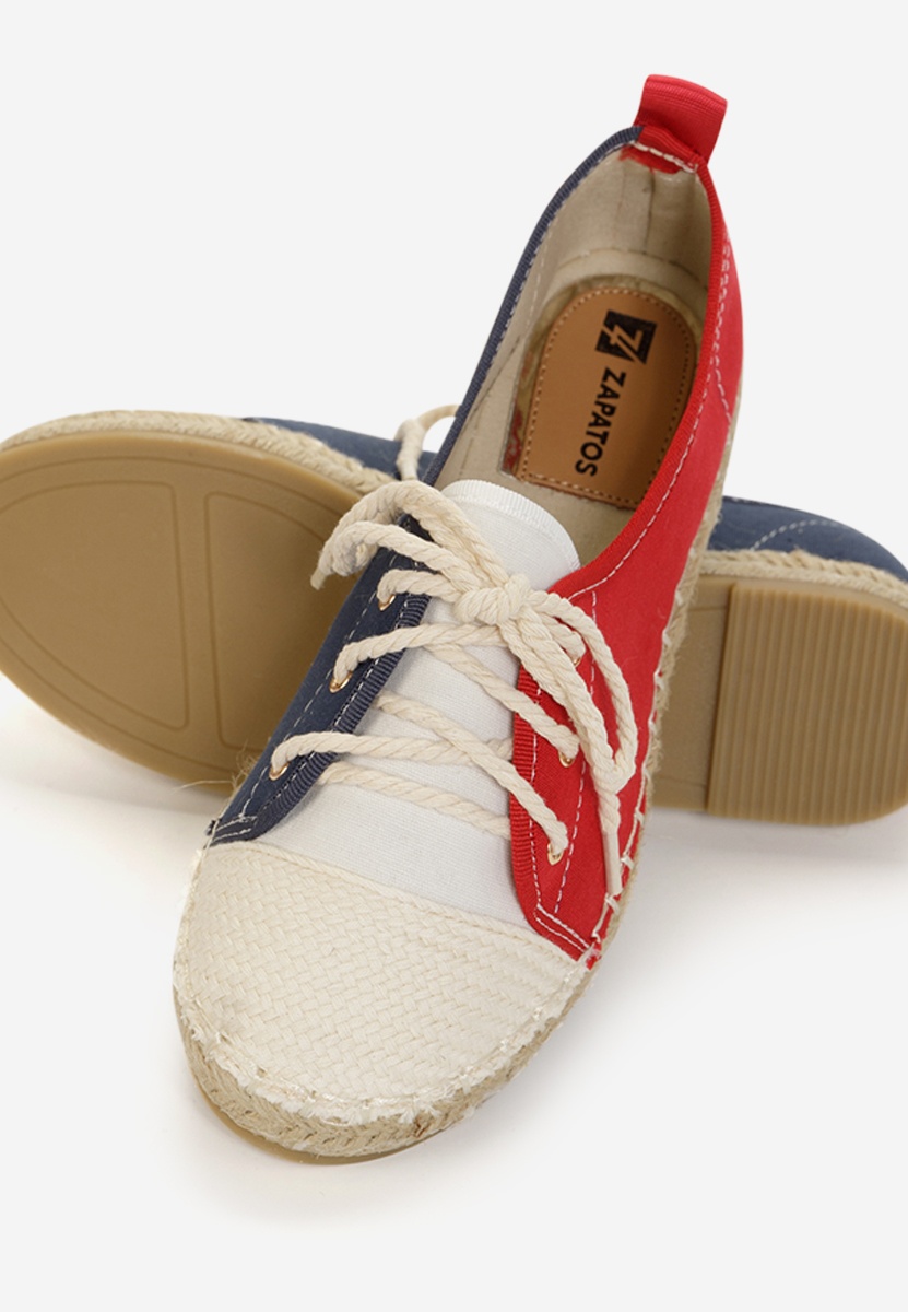 Czerwone espadryle damskie Doria