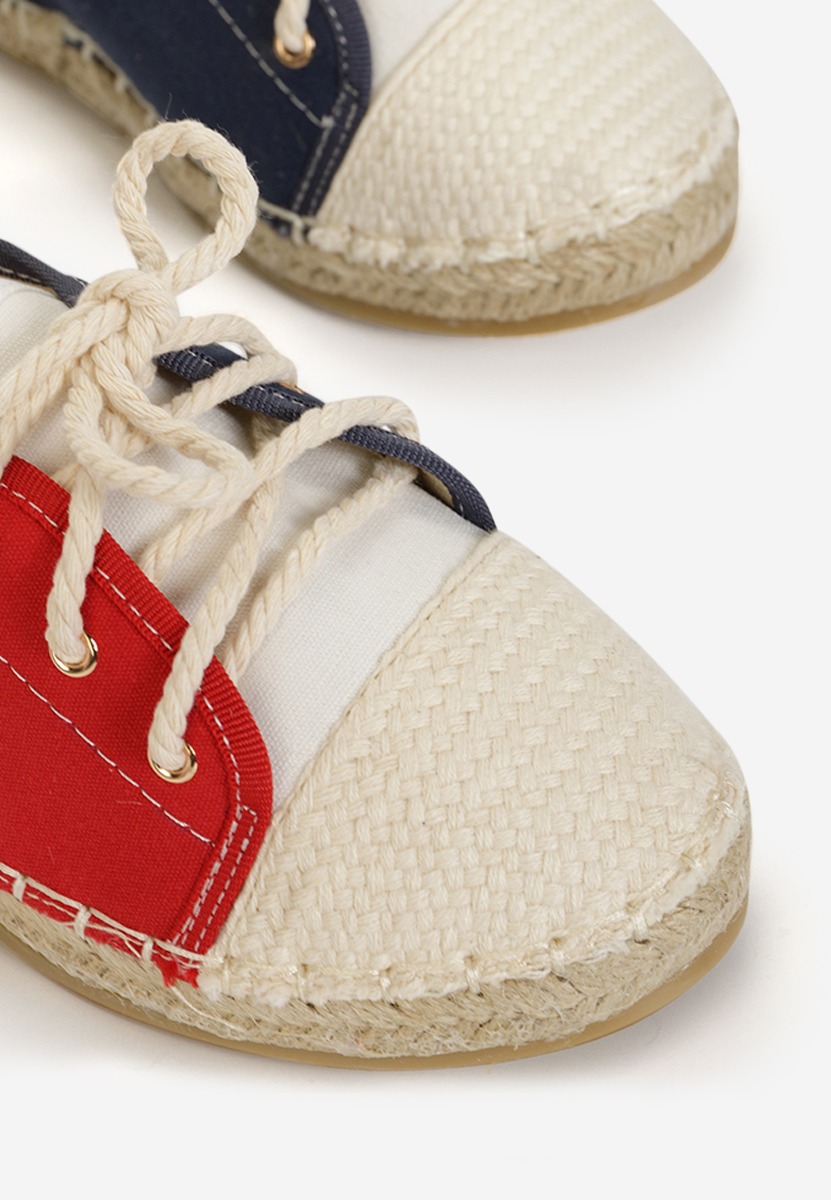 Czerwone espadryle damskie Doria