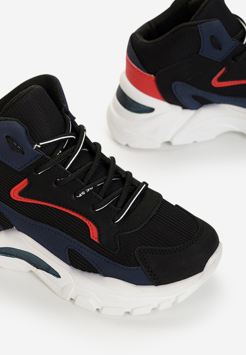 Czarne sneakersy damskie Sedonia