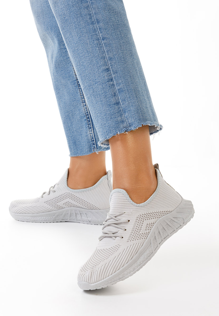 Szare buty sportowe damskie Runner