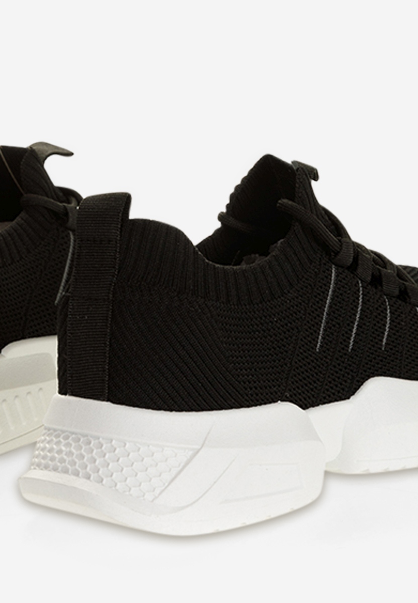 Czarne sneakersy damskie Shaida