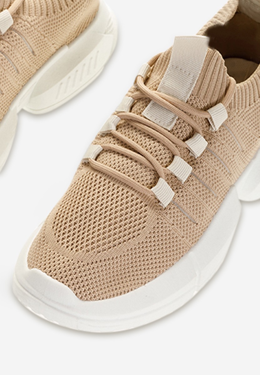 Khaki sneakersy damskie Shaida