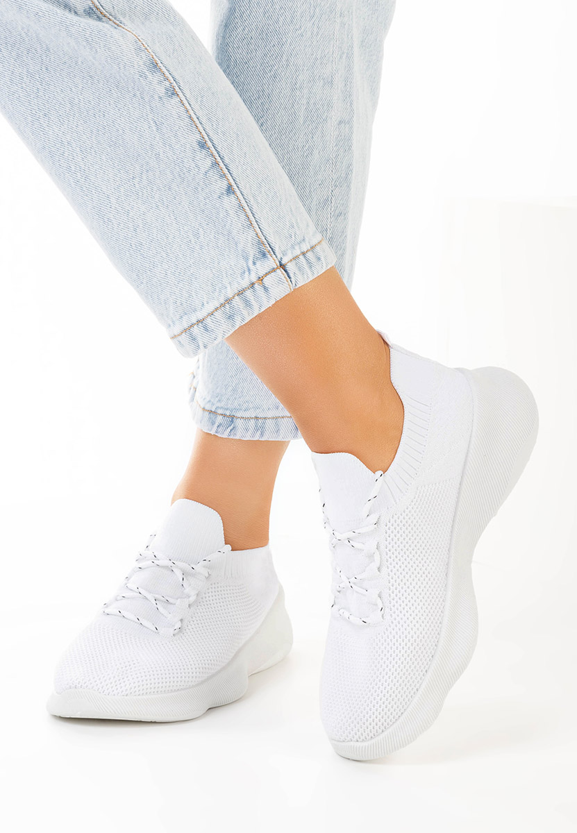 Białe buty sportowe damskie Marotti