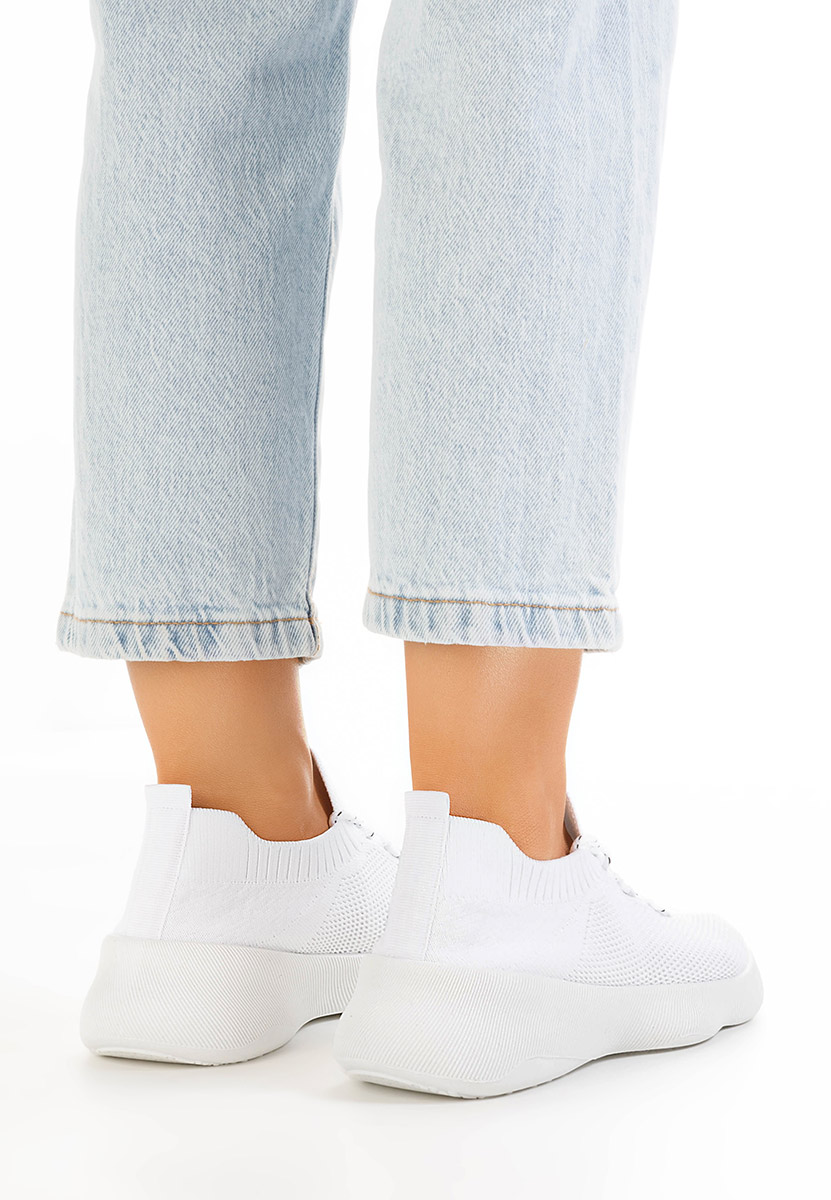 Białe buty sportowe damskie Marotti