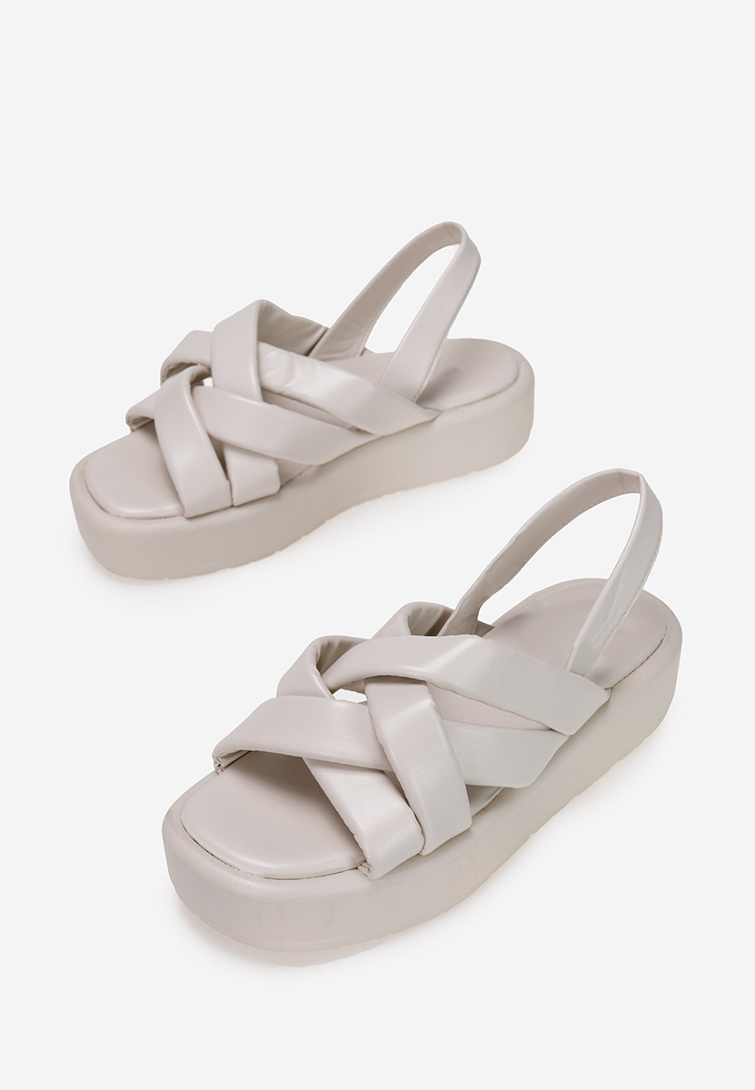 Beżowe sandały damskie Ventana