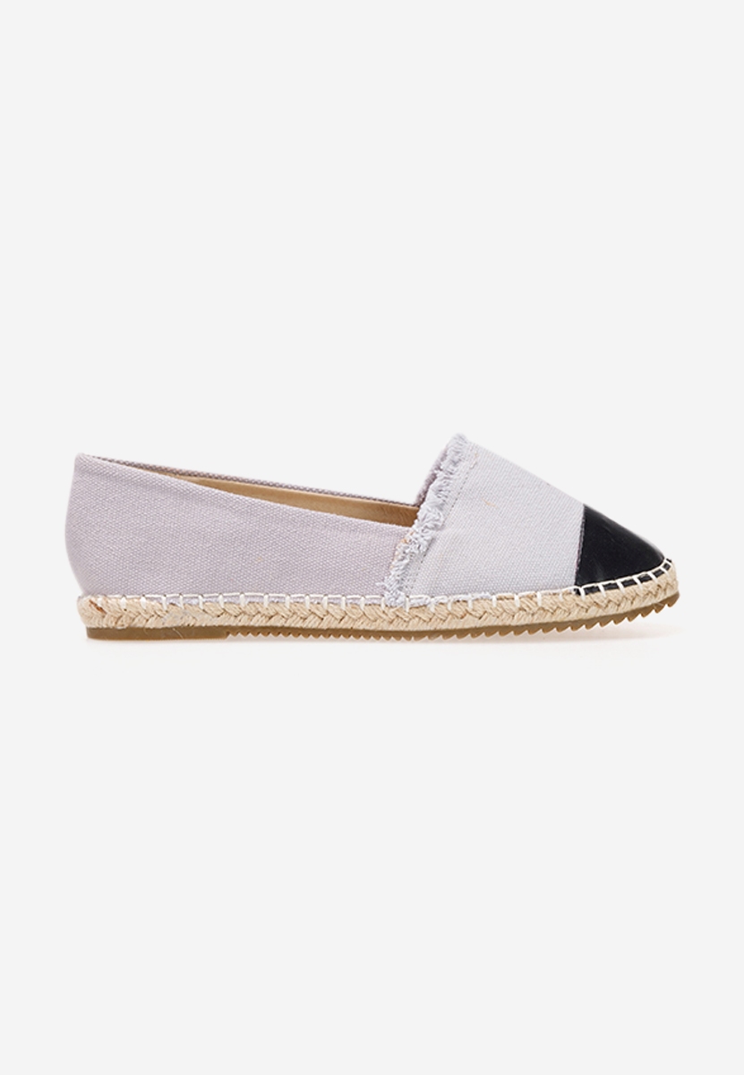 Szare espadryle damskie Daciana