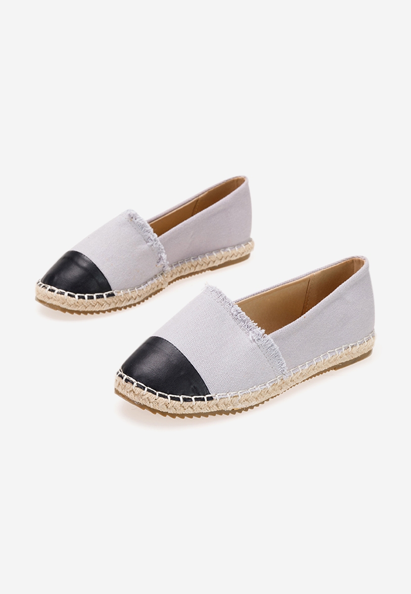 Szare espadryle damskie Daciana