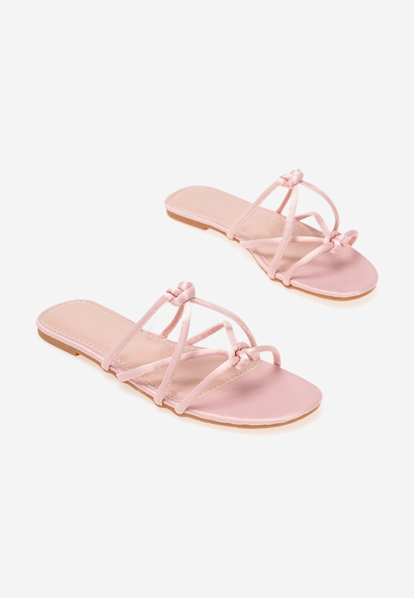 Beżowe klapki damskie Ronca