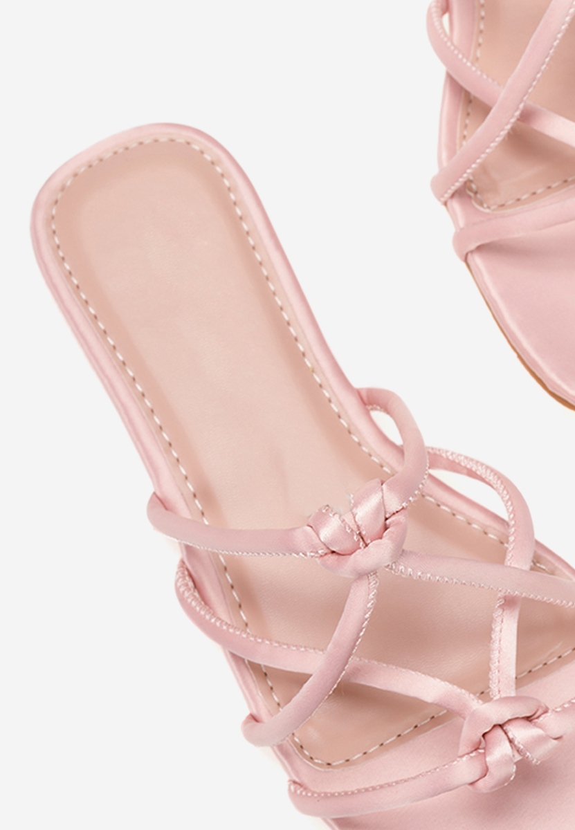 Beżowe klapki damskie Ronca