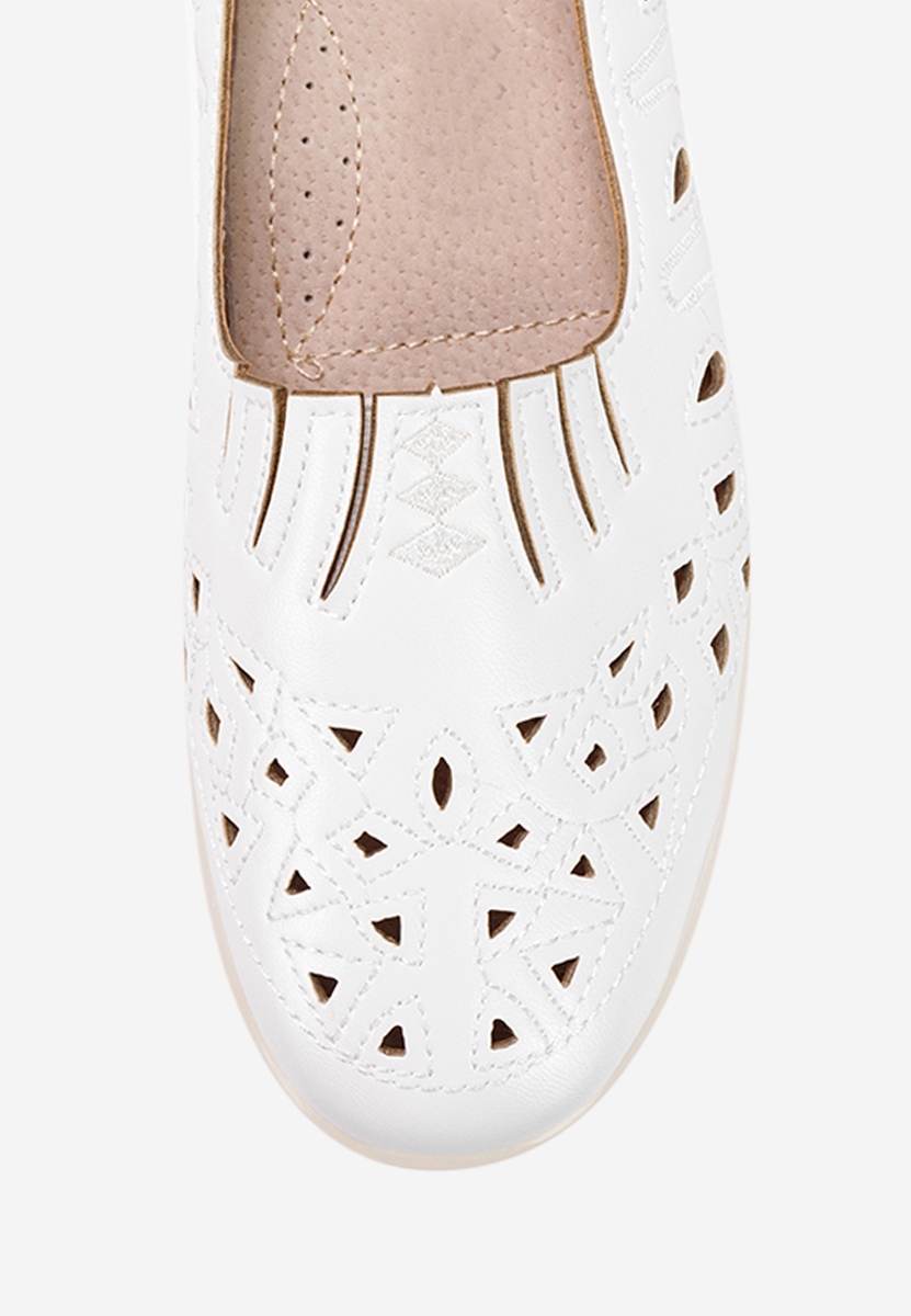 Białe espadryle damskie Miglia