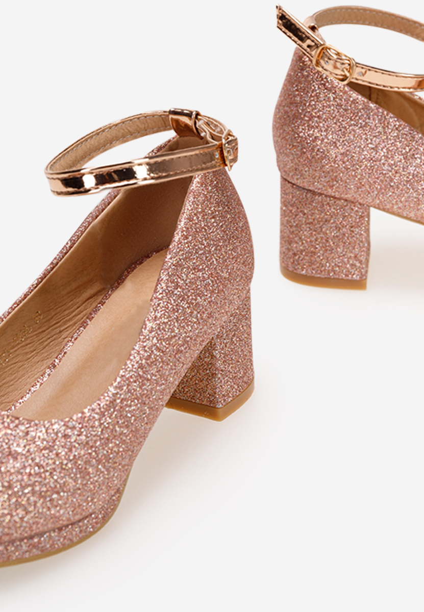 Różowe półbuty dziewczęce Fresia