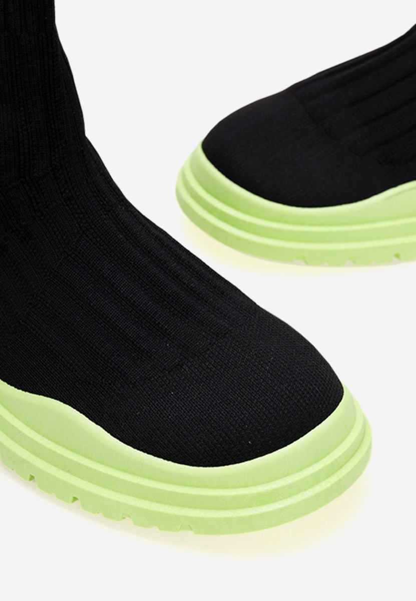 Czarne sneakersy dziewczęce Bounce B V8