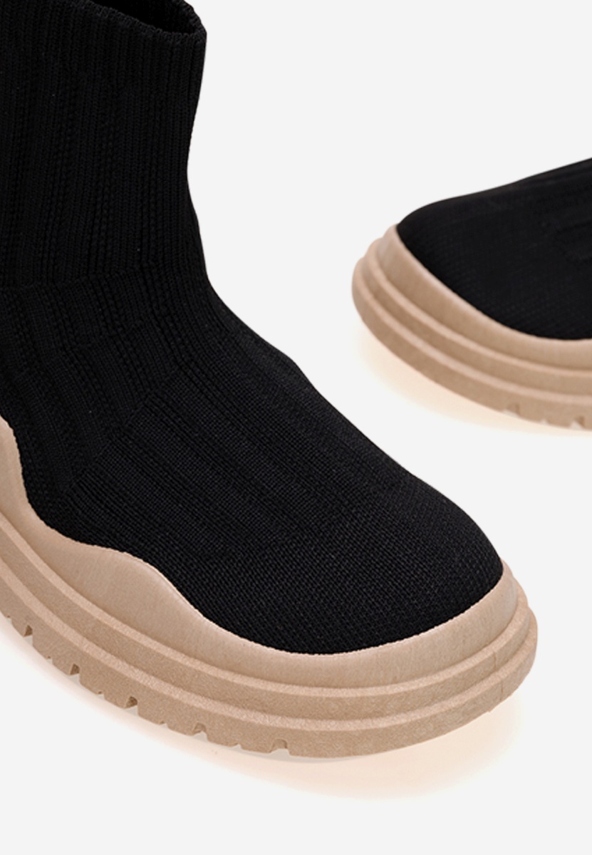 Czarne sneakersy dziewczęce Bounce A V2