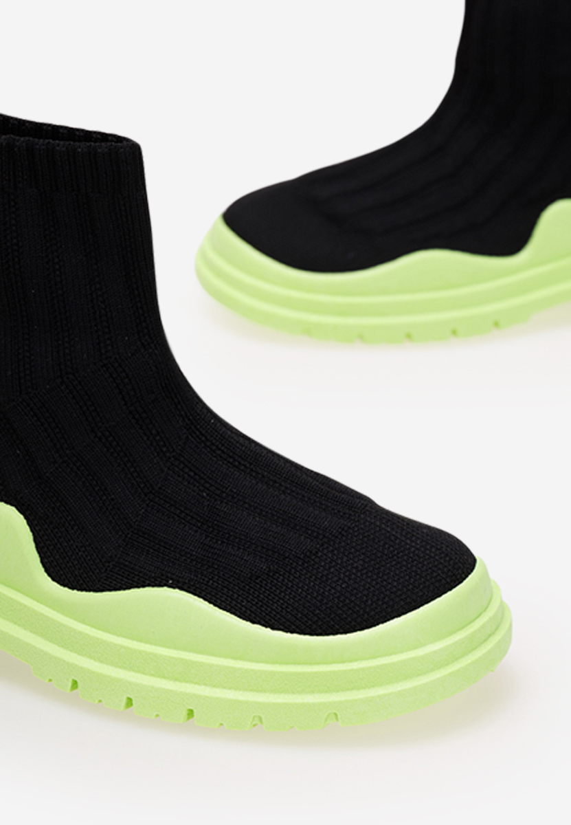 Czarne sneakersy dziewczęce Bounce A V1