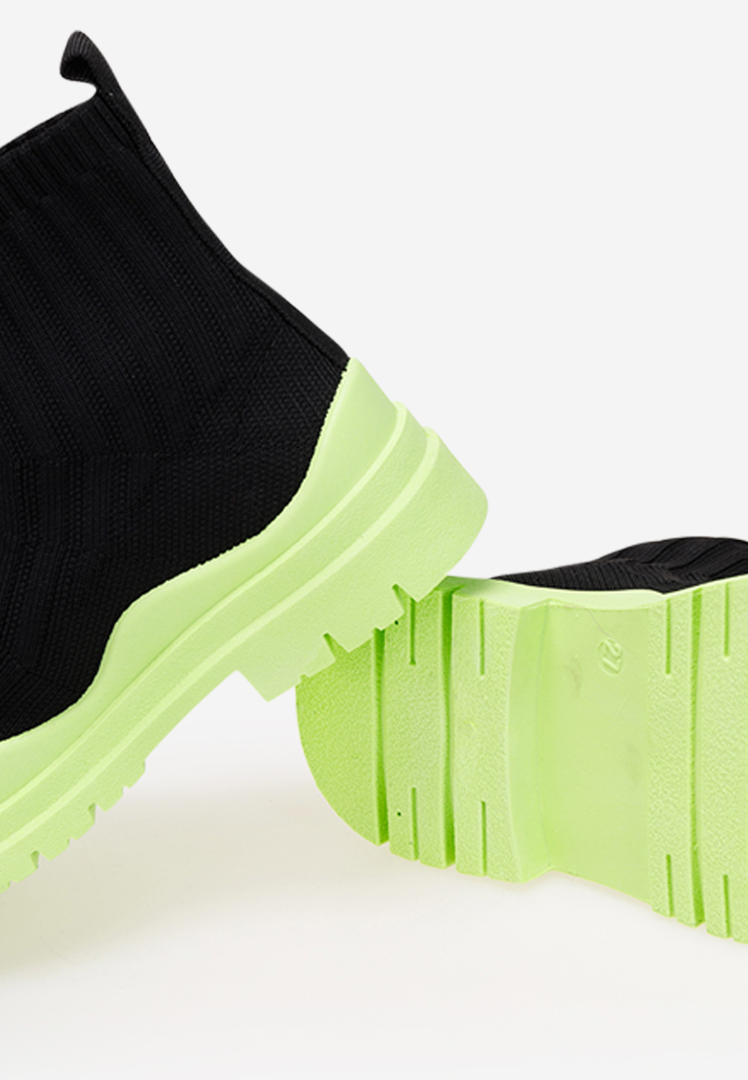 Czarne sneakersy dziewczęce Bounce A V1