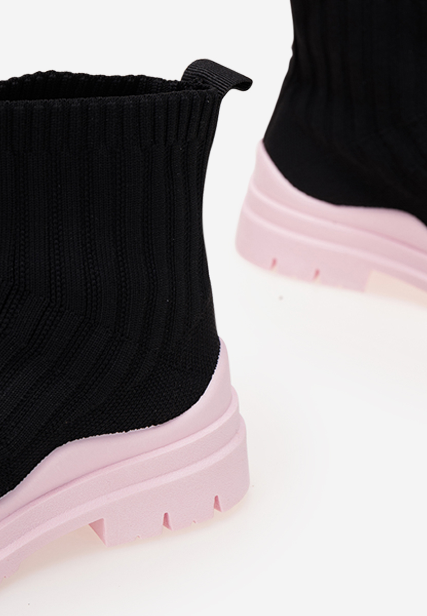 Czarne sneakersy dziewczęce Bounce A V4
