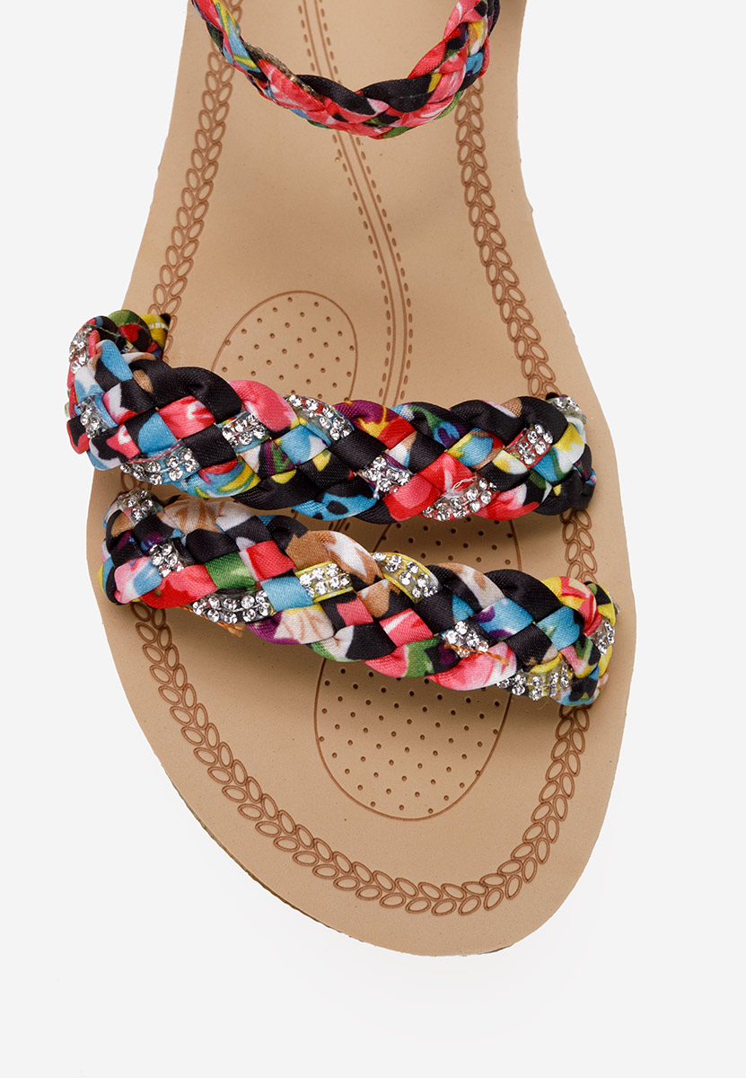 Czarne sandały damskie Moniela