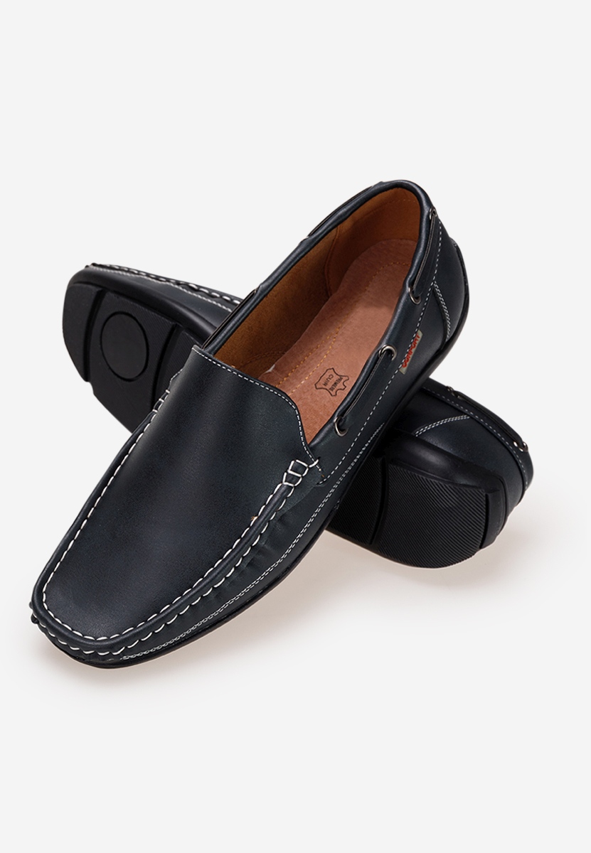 Niebieskie mokasyny męskie Helas