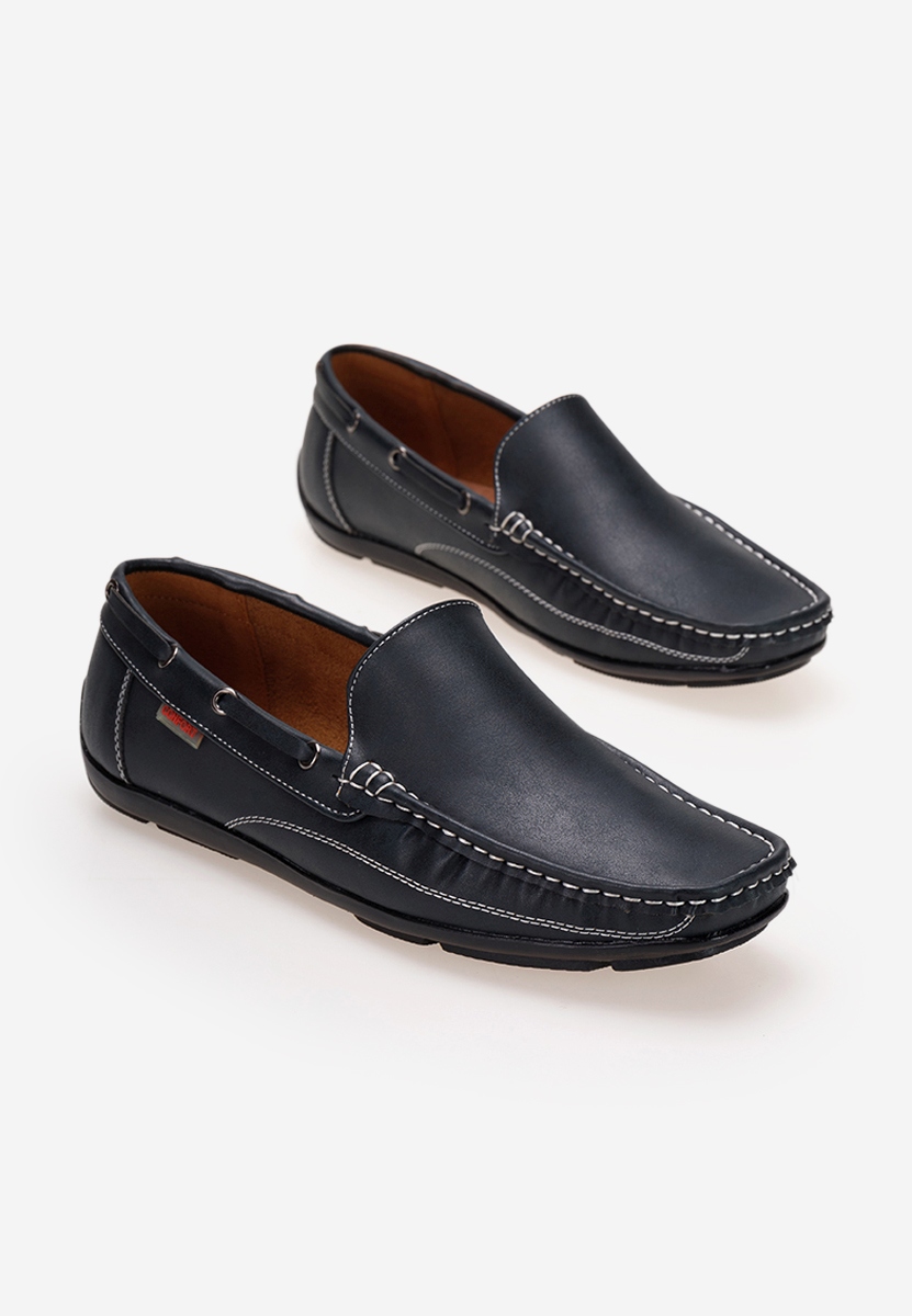 Niebieskie mokasyny męskie Helas