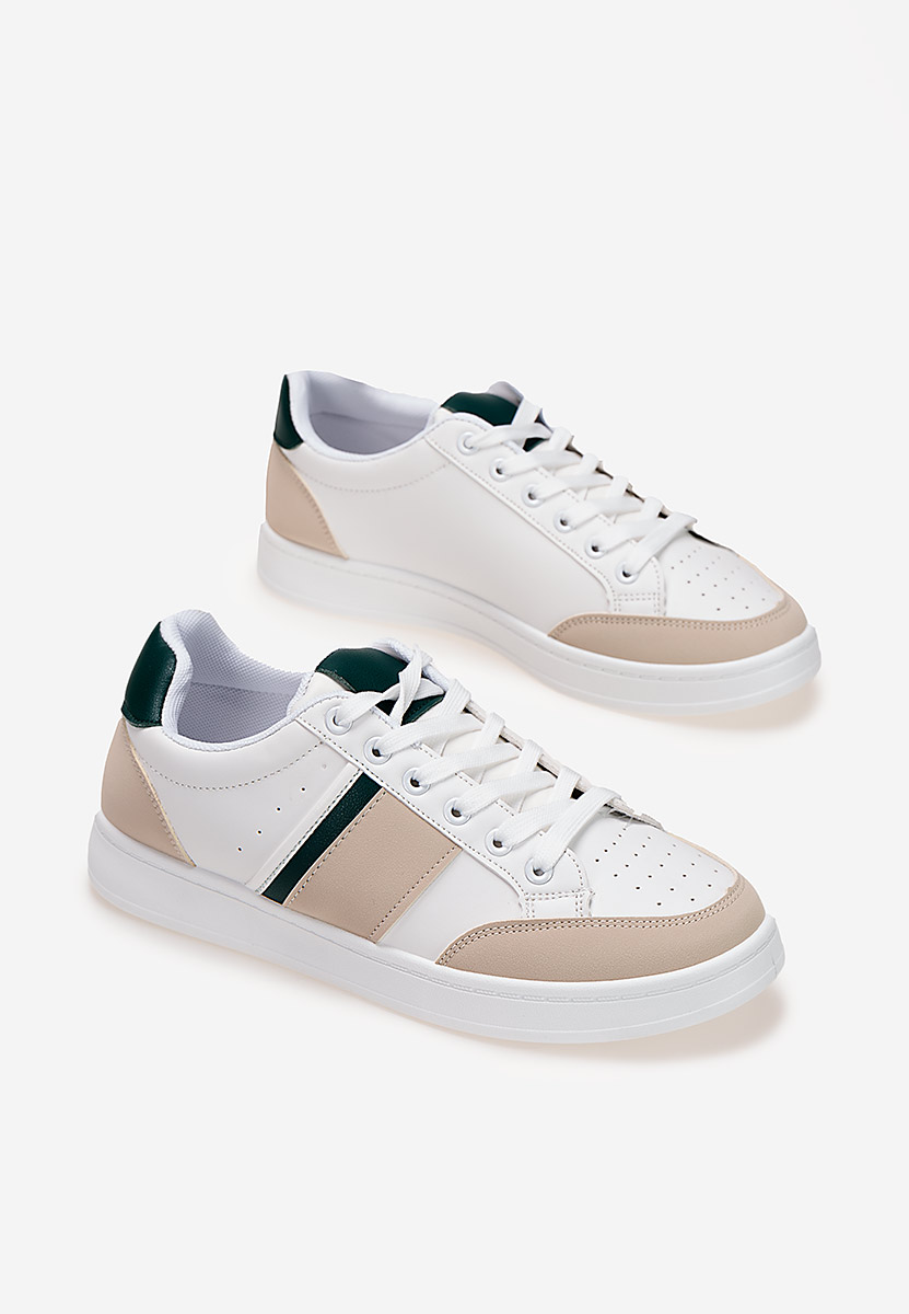 Beżowe trampki męskie Luzio