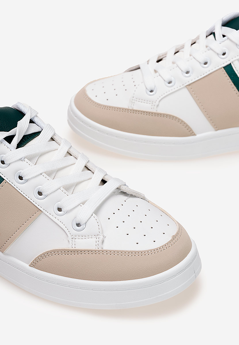 Beżowe trampki męskie Luzio