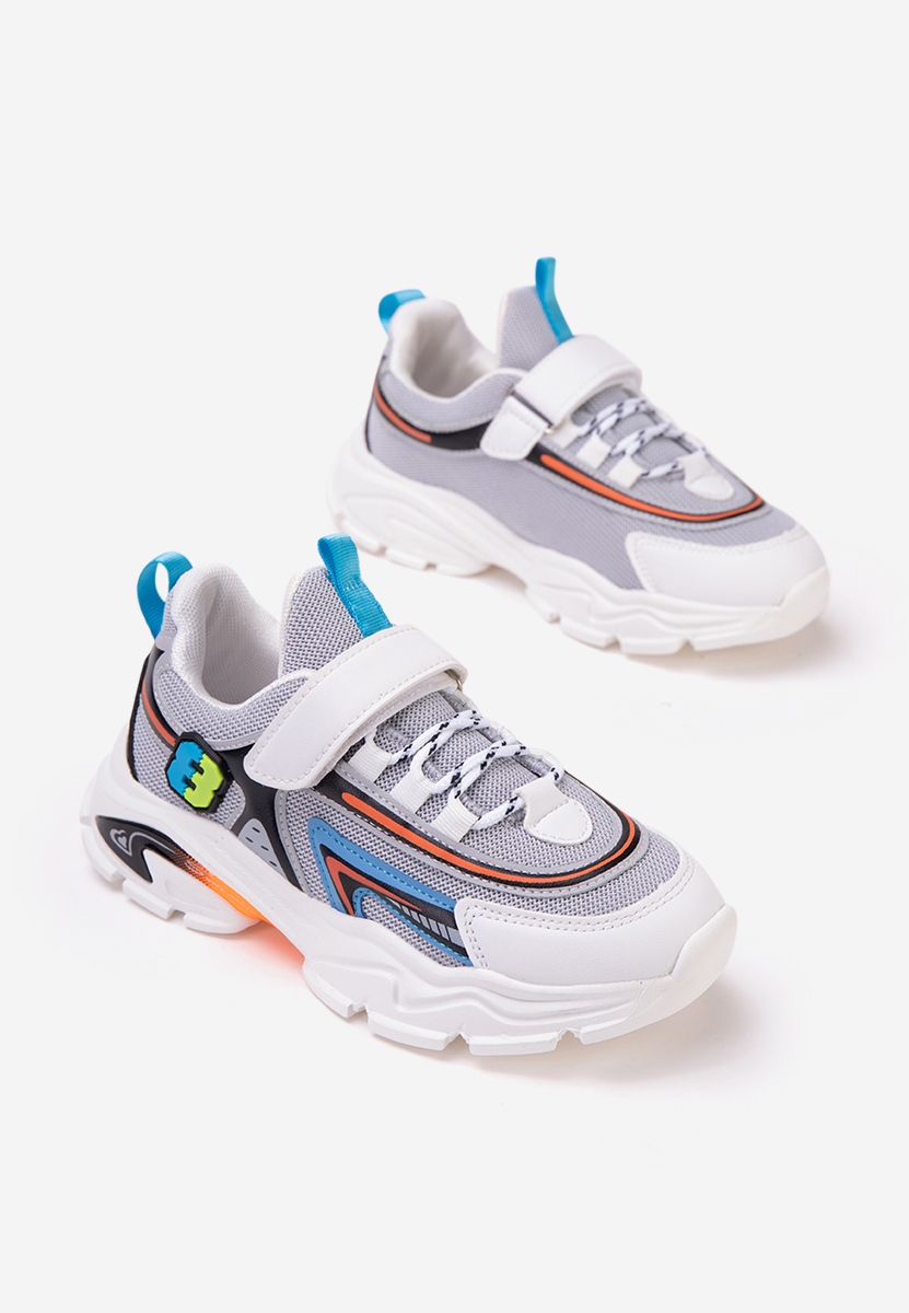 Szare buty sportowe dla chłopca Number 8B V2