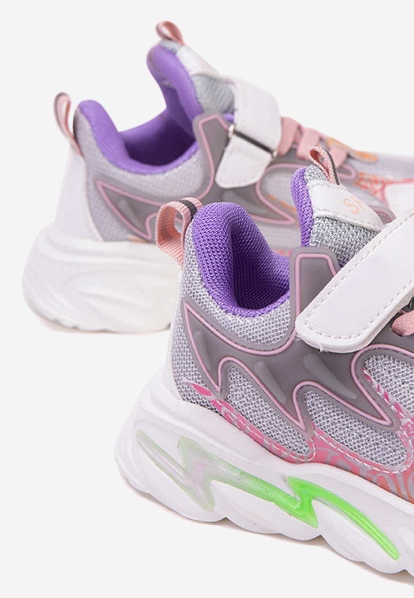 Szare adidasy dla dziewczęce Flash A