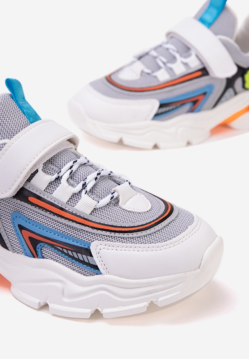 Szare buty sportowe dla chłopca Number 8B V2