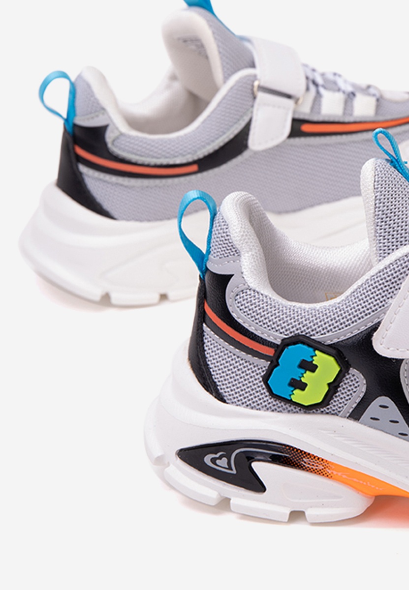 Szare buty sportowe dla chłopca Number 8B V2