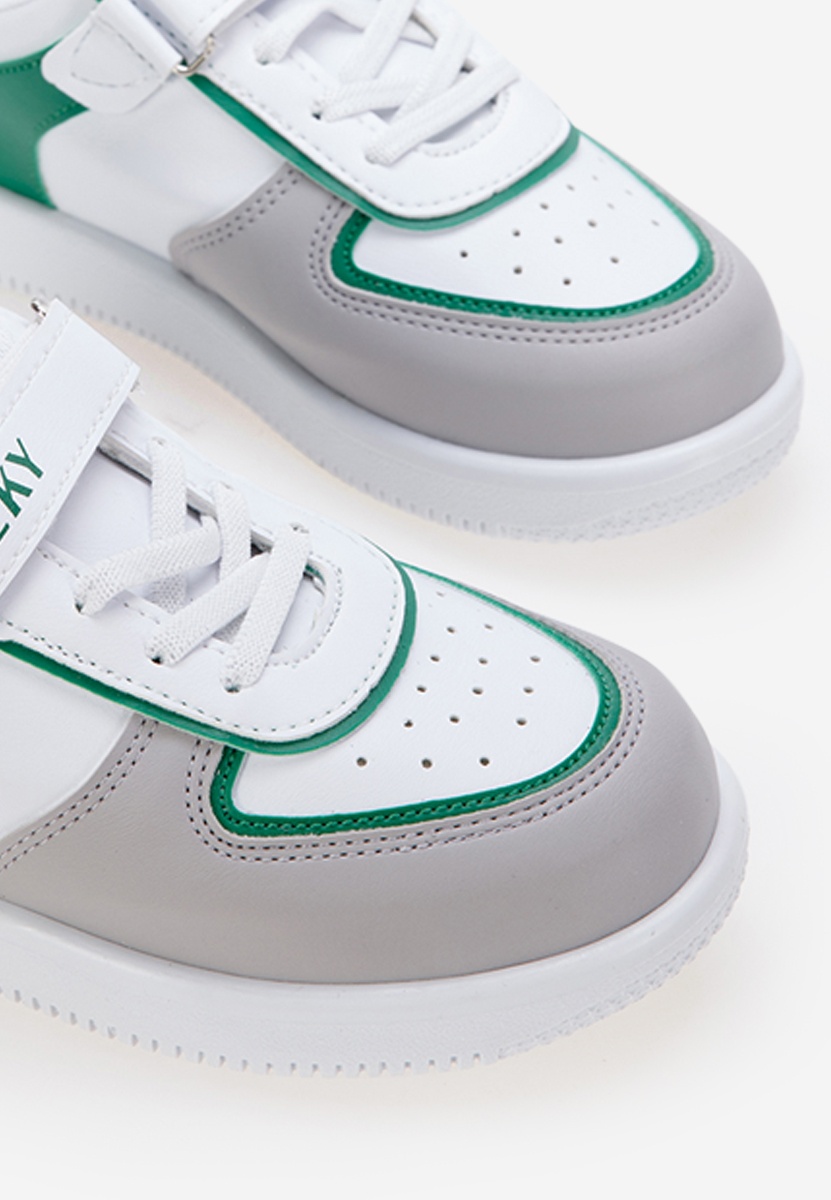 Zielone sneakersy dla dzieci Bondy